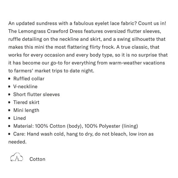 Tuckernuck Lime Eyelet Dress - Picture 8 of 10